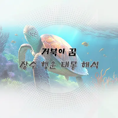 거북이 꿈 해몽