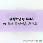 발행어음형 cma vs 일반 발행어음 차이점