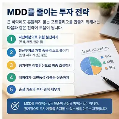 MDD를 줄이는 투자 전략